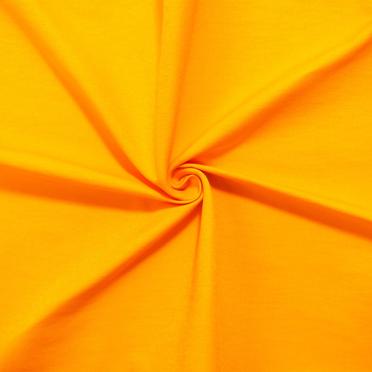 Yellow Cotton Solid Stretch Spandex Chino Twill Woven Fabric By the Yard